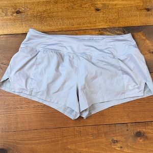 Nike Women's Light Gray Athletic Shorts